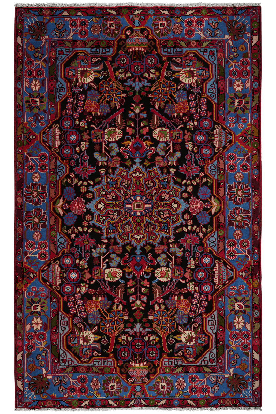 Nahavand — Hand-knotted, 154x250 cm, Blue, 100% Virgin Wool | Main view