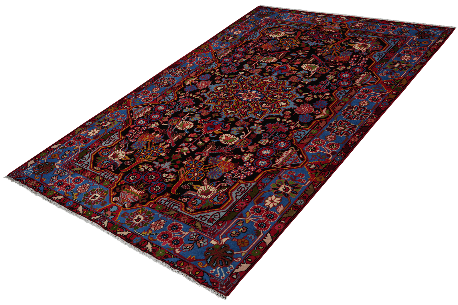 Nahavand — Hand-knotted, 154x250 cm, Blue, 100% Virgin Wool | View 5