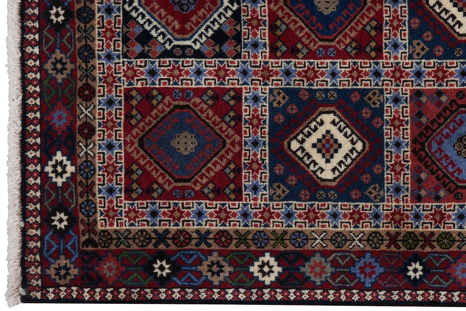 Yalameh — Hand-knotted, 103x149 cm, Multicolor, 100% Virgin Wool | View 3