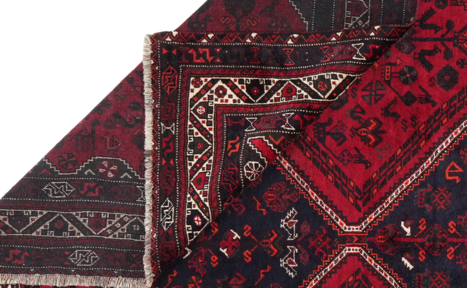 Gashgai — Handgefertigt, 393x310 cm, Beige, 100% Virgin Wool | View 6