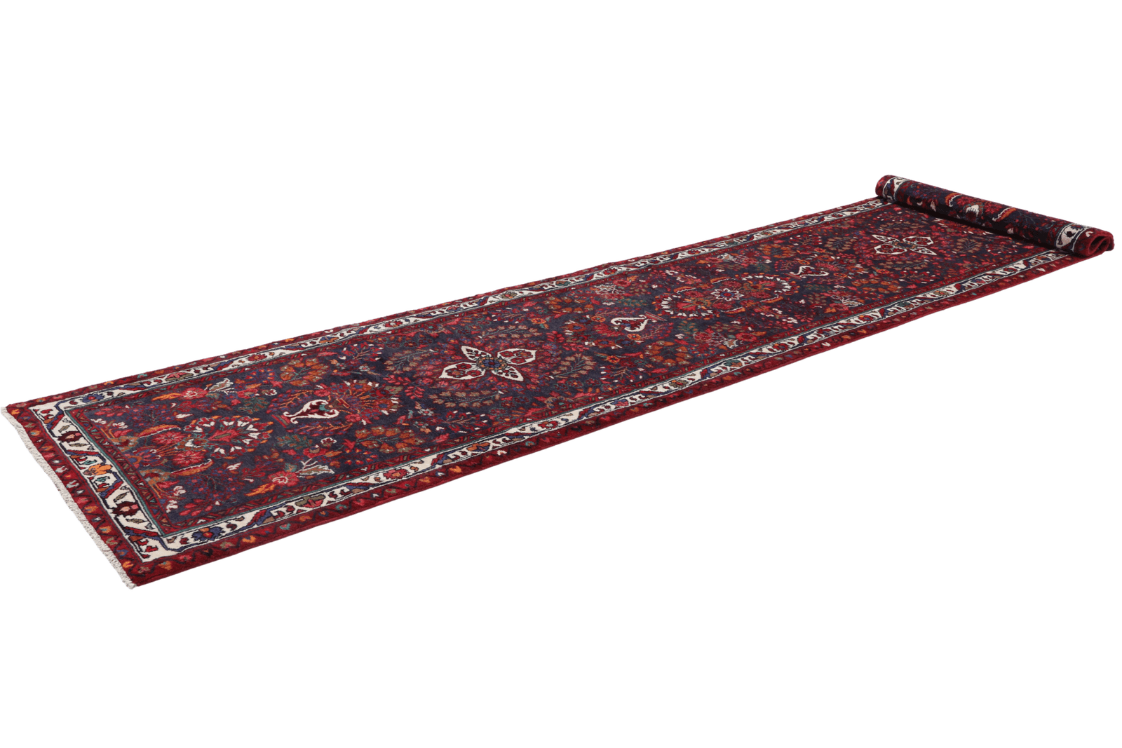 Mehreban — Hand-knotted, 87x410 cm, Blue, 100% Virgin Wool | View 6