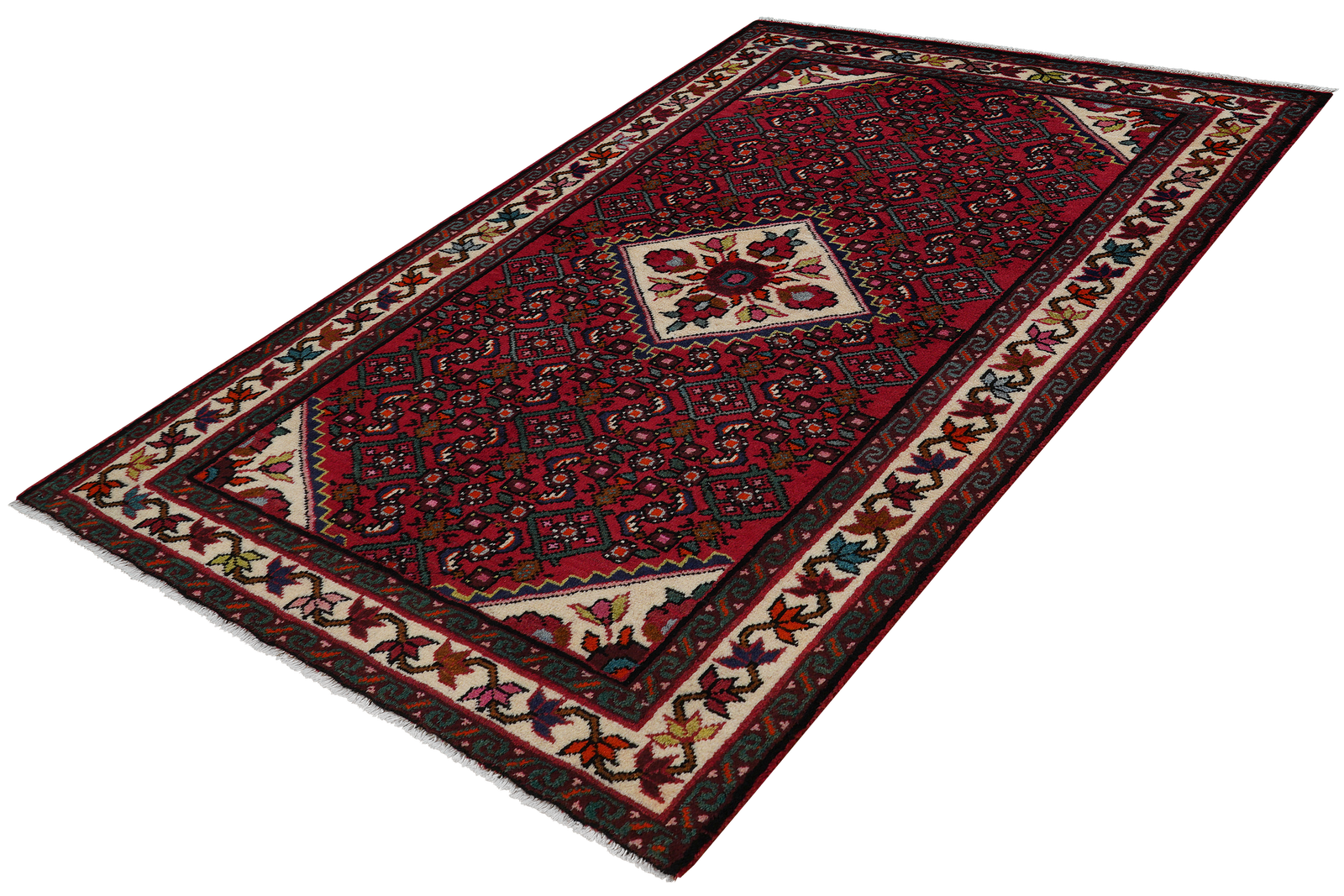 Koutabad — Handgefertigt, 162x108 cm, Beige, 100% Virgin Wool | View 6