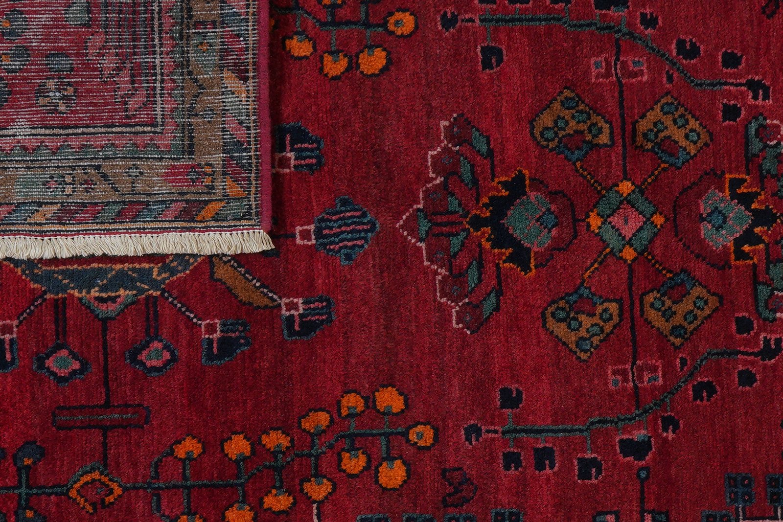 Lilian — Hand-knotted, 104x171 cm, Red, 100% Virgin Wool | View 7