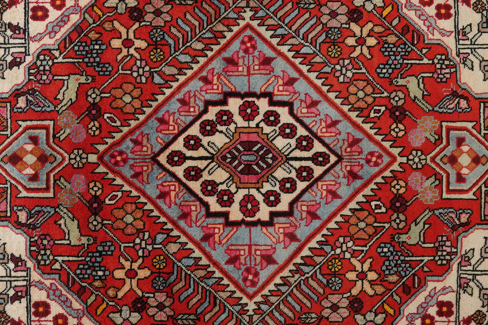Nahavand — Hand-knotted, 154x236 cm, Red, 100% Virgin Wool | View 6