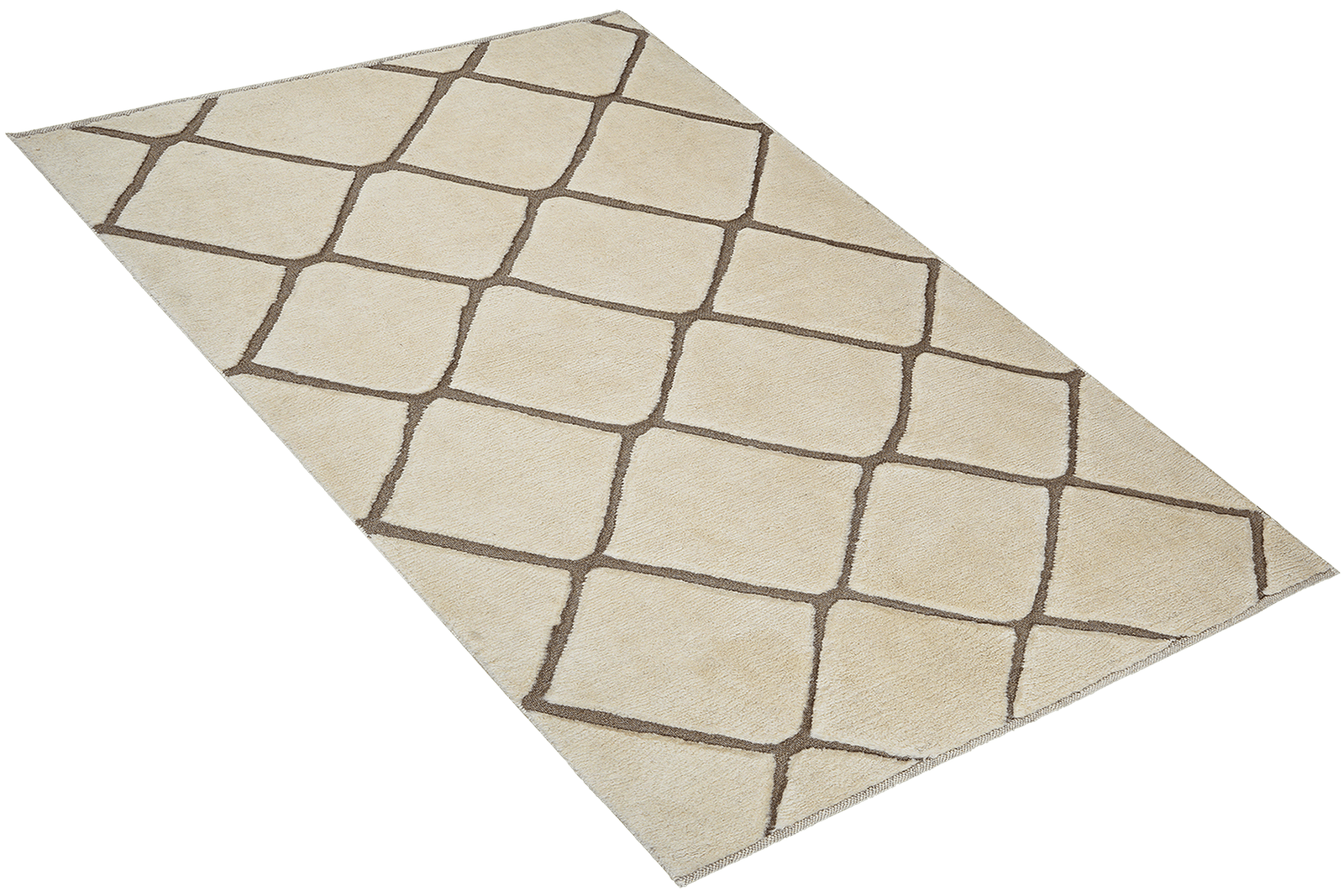 Gabbeh — Hand-knotted, 148x190 cm, Beige, 100% Virgin Wool | View 4