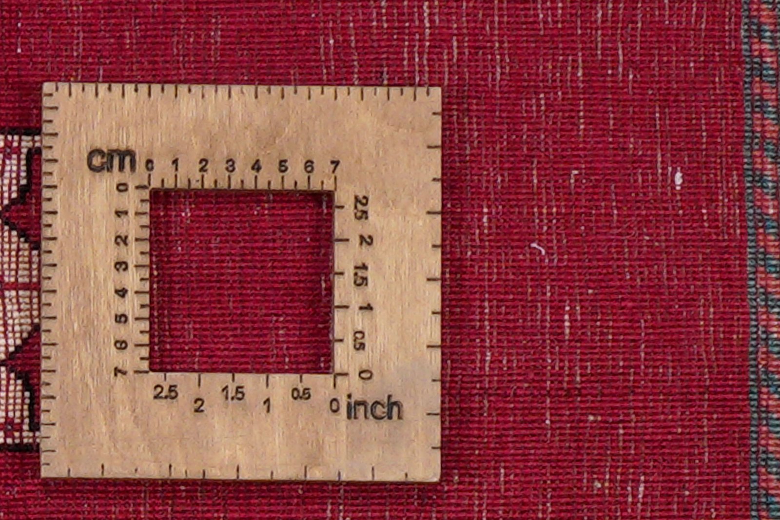 Gashgai — Hand-knotted, 108x159 cm, Red, 100% Virgin Wool | View 8