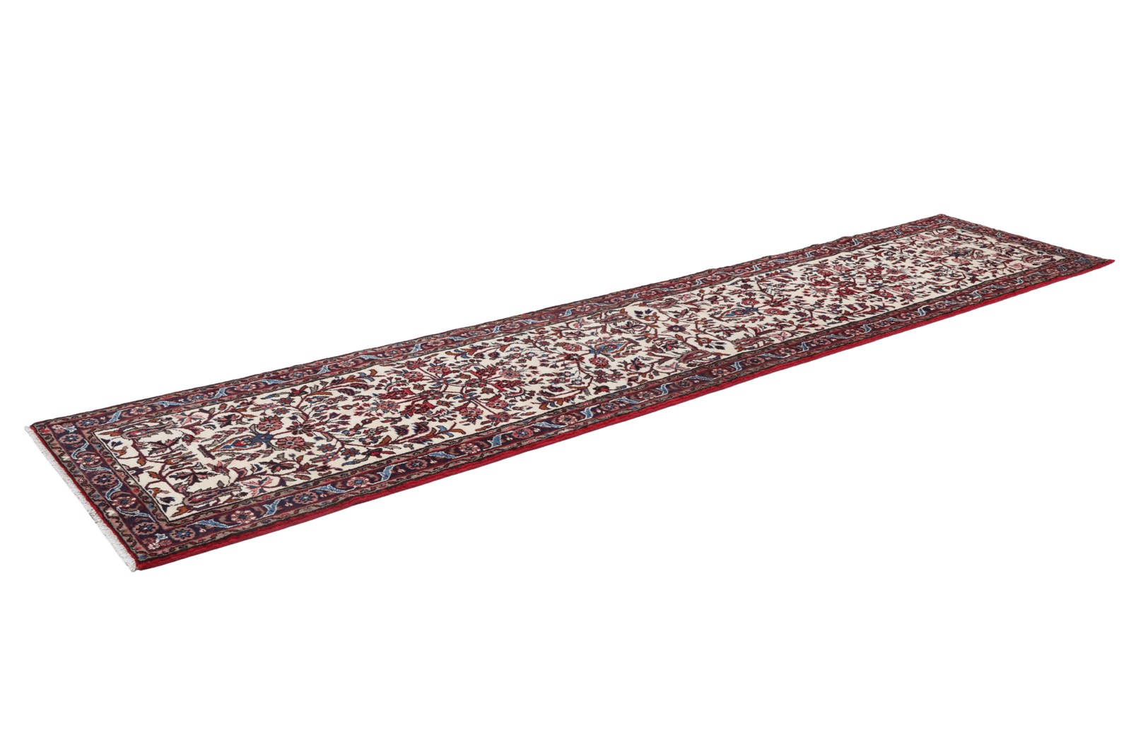 Mehreban — Hand-knotted, 77x388 cm, Beige, 100% Virgin Wool | View 6