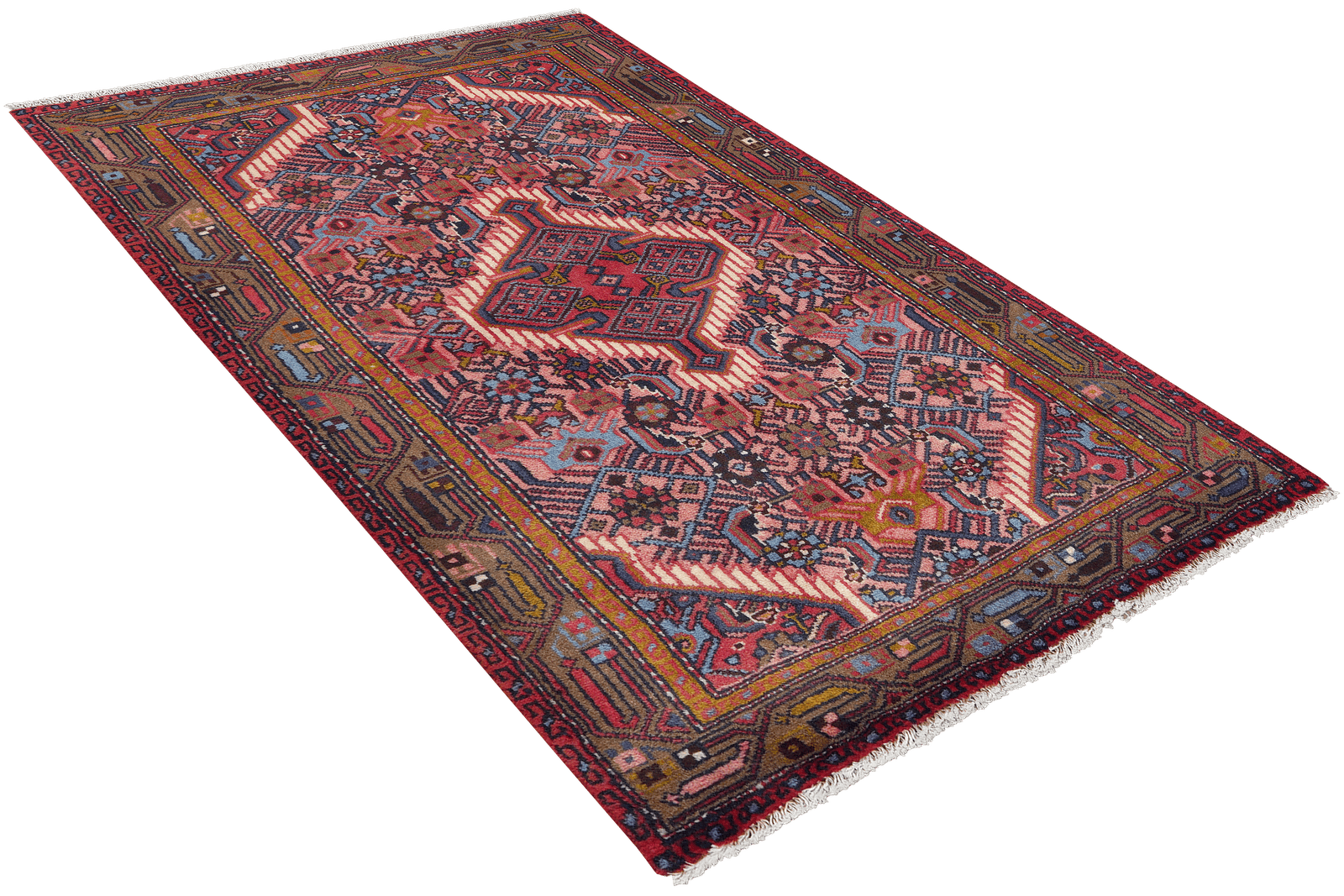 Assadabad — Hand-knotted, 81x124 cm, Red, 100% Virgin Wool | View 4