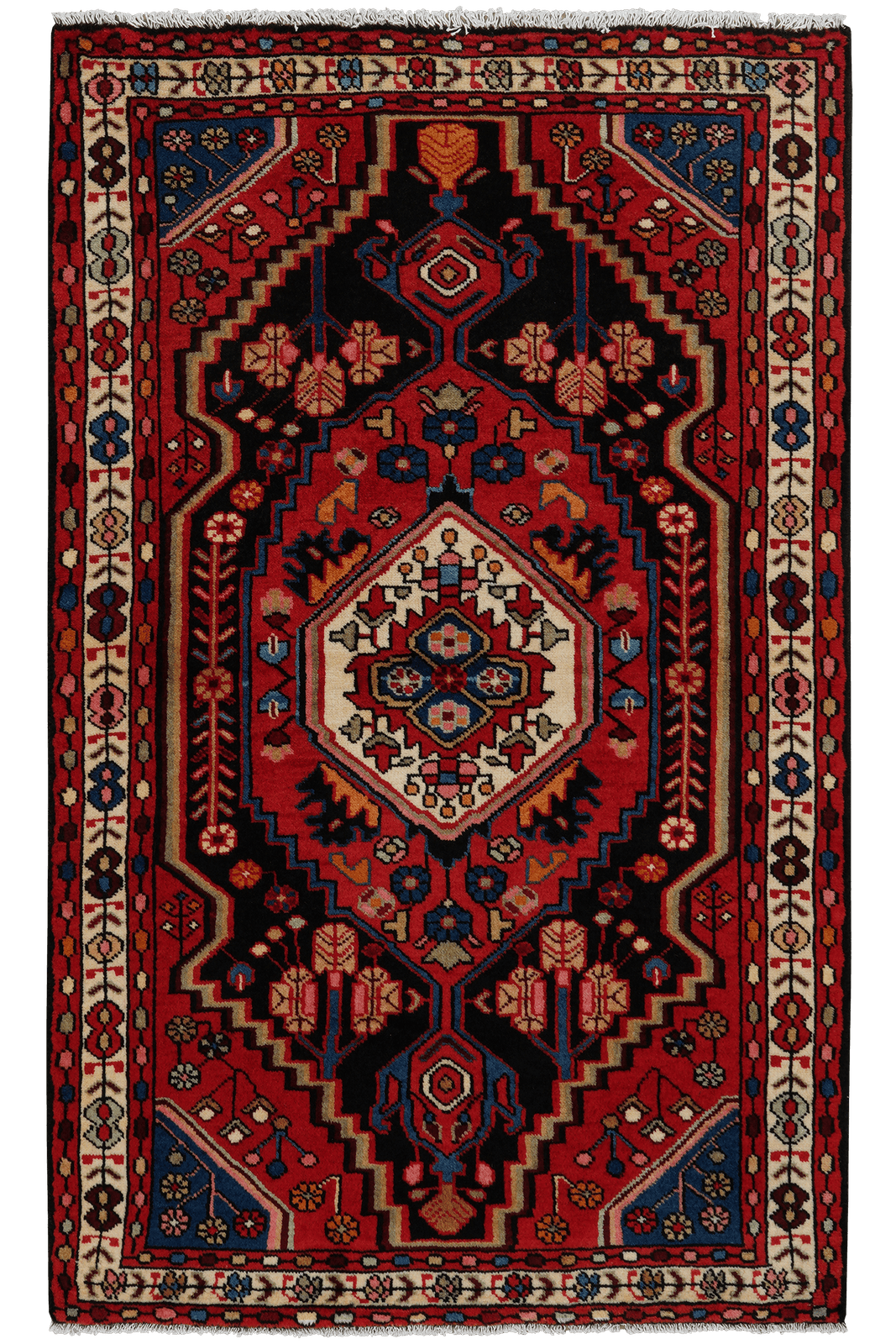 Toysarghan — Hand-knotted, 82x135 cm, Blue, 100% Virgin Wool | Main view