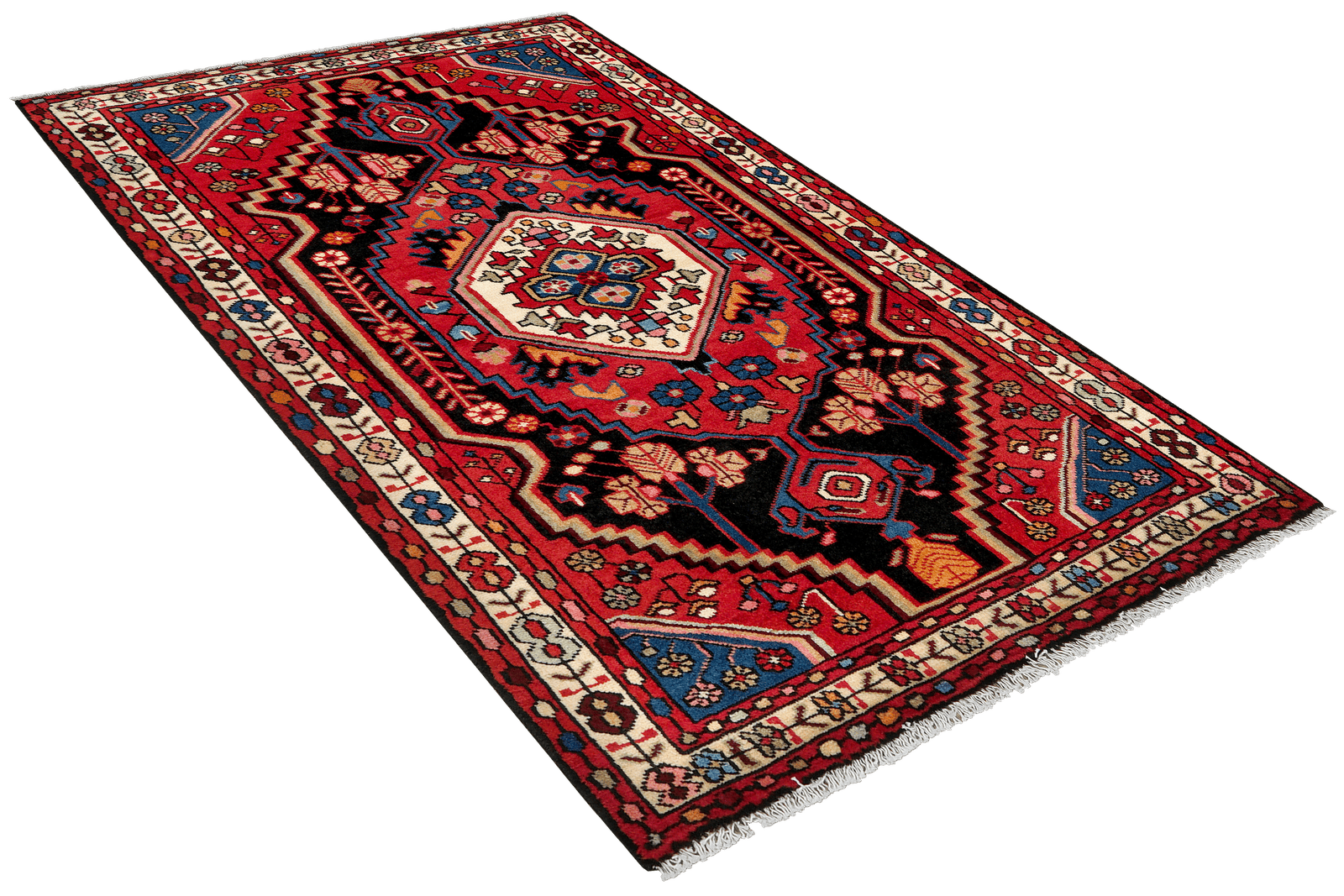 Toysarghan — Hand-knotted, 82x135 cm, Blue, 100% Virgin Wool | View 4