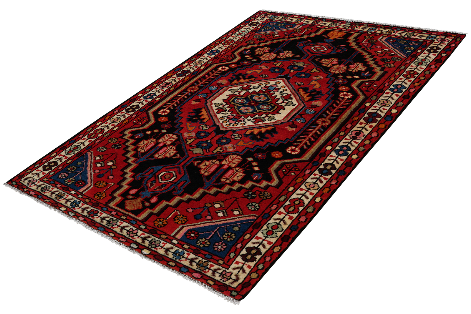 Toysarghan — Handgefertigt, 135x82 cm, Beige, 100% Virgin Wool | View 6