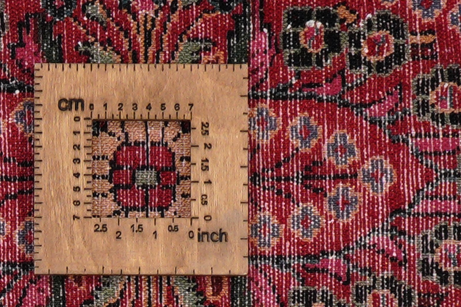 Dardjazin — Hand-knotted, 83x130 cm, Red, 100% Virgin Wool | View 8