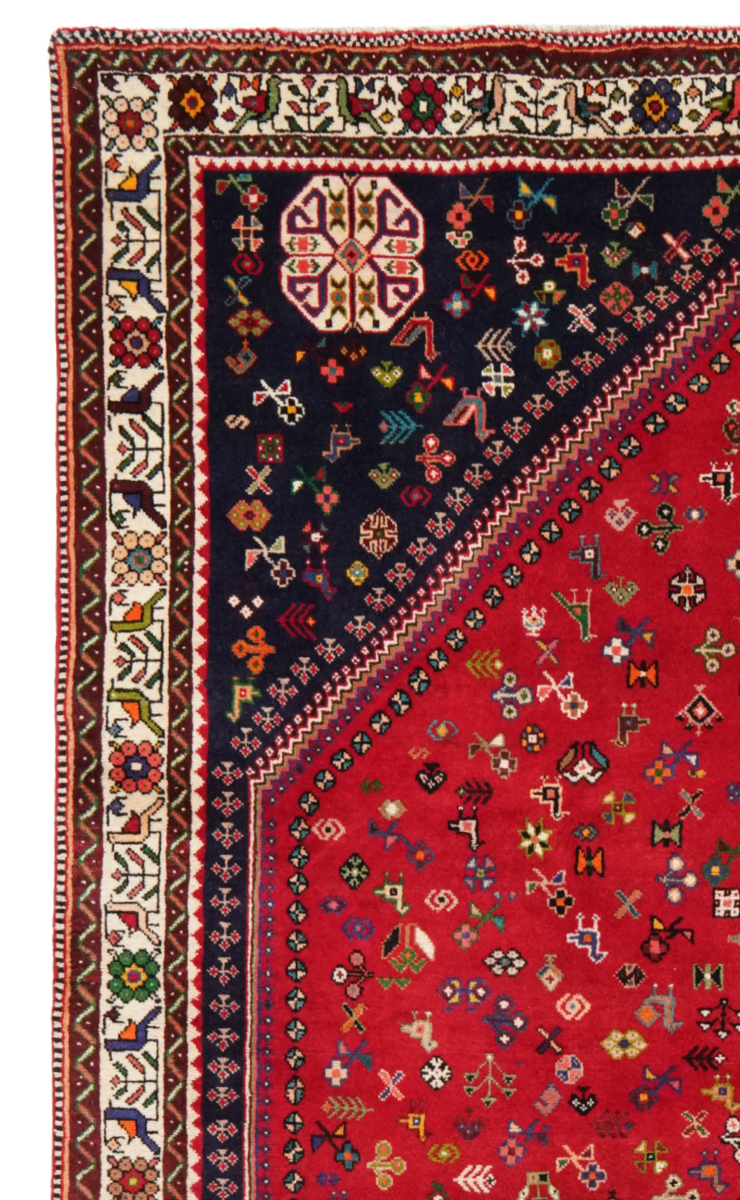 Gashgai — Handgefertigt, 325x212 cm, Beige, 100% Virgin Wool | View 4