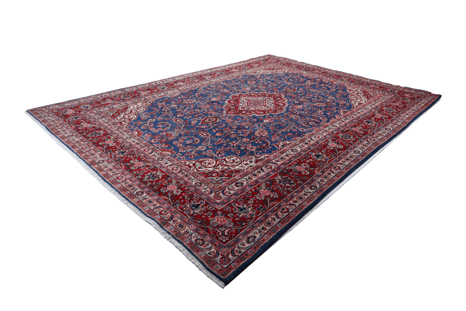 Ekbatan — Hand-knotted, 272x373 cm, Blue, 100% Virgin Wool | View 6