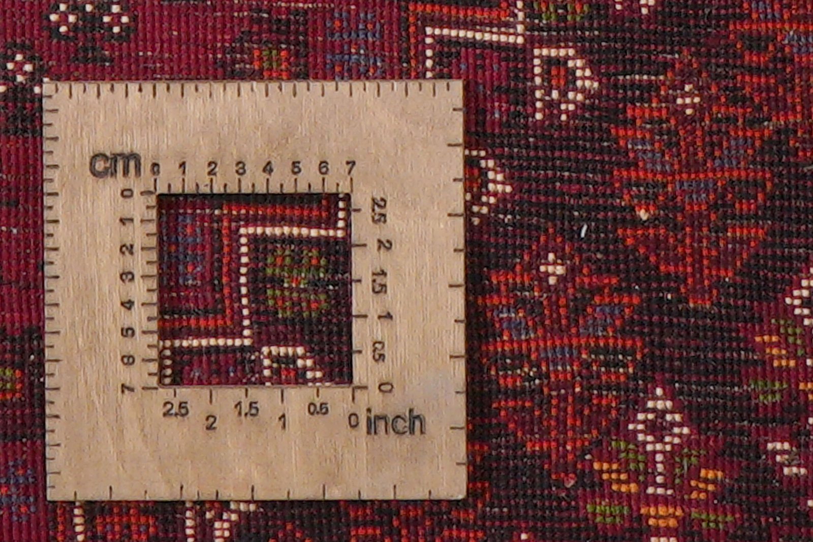 Gashgai — Hand-knotted, 173x271 cm, Red, 100% Virgin Wool | View 8