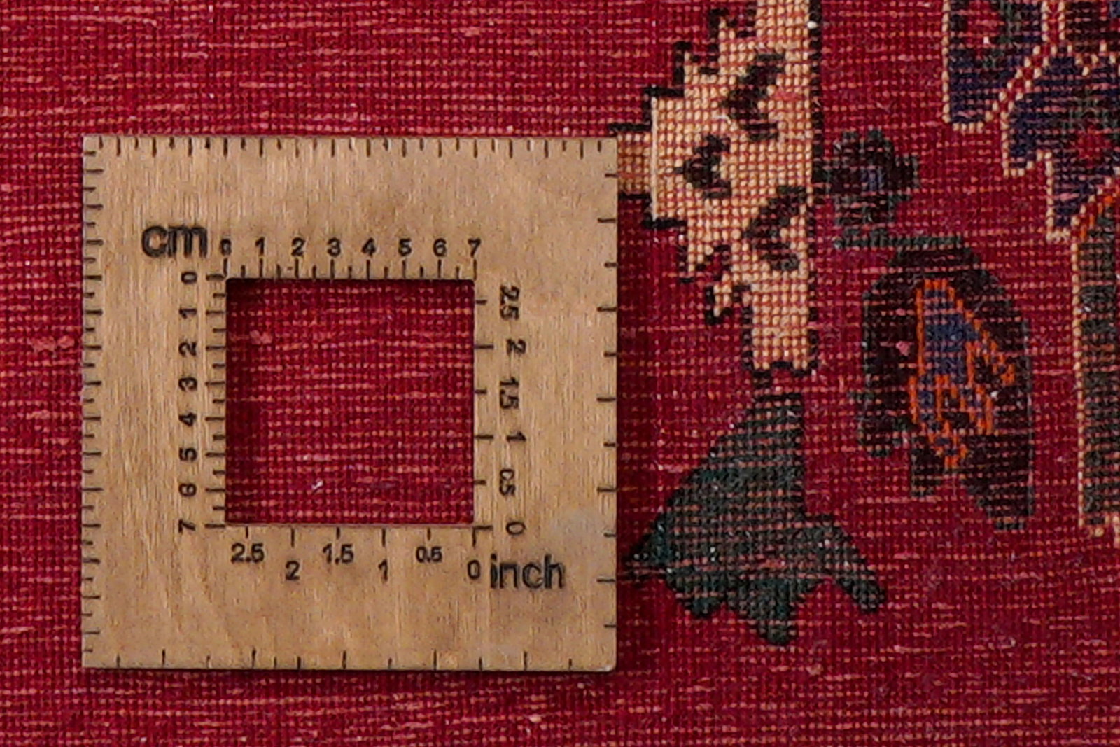 Afshar — Handgefertigt, 216x164 cm, Beige, 100% Virgin Wool | View 9