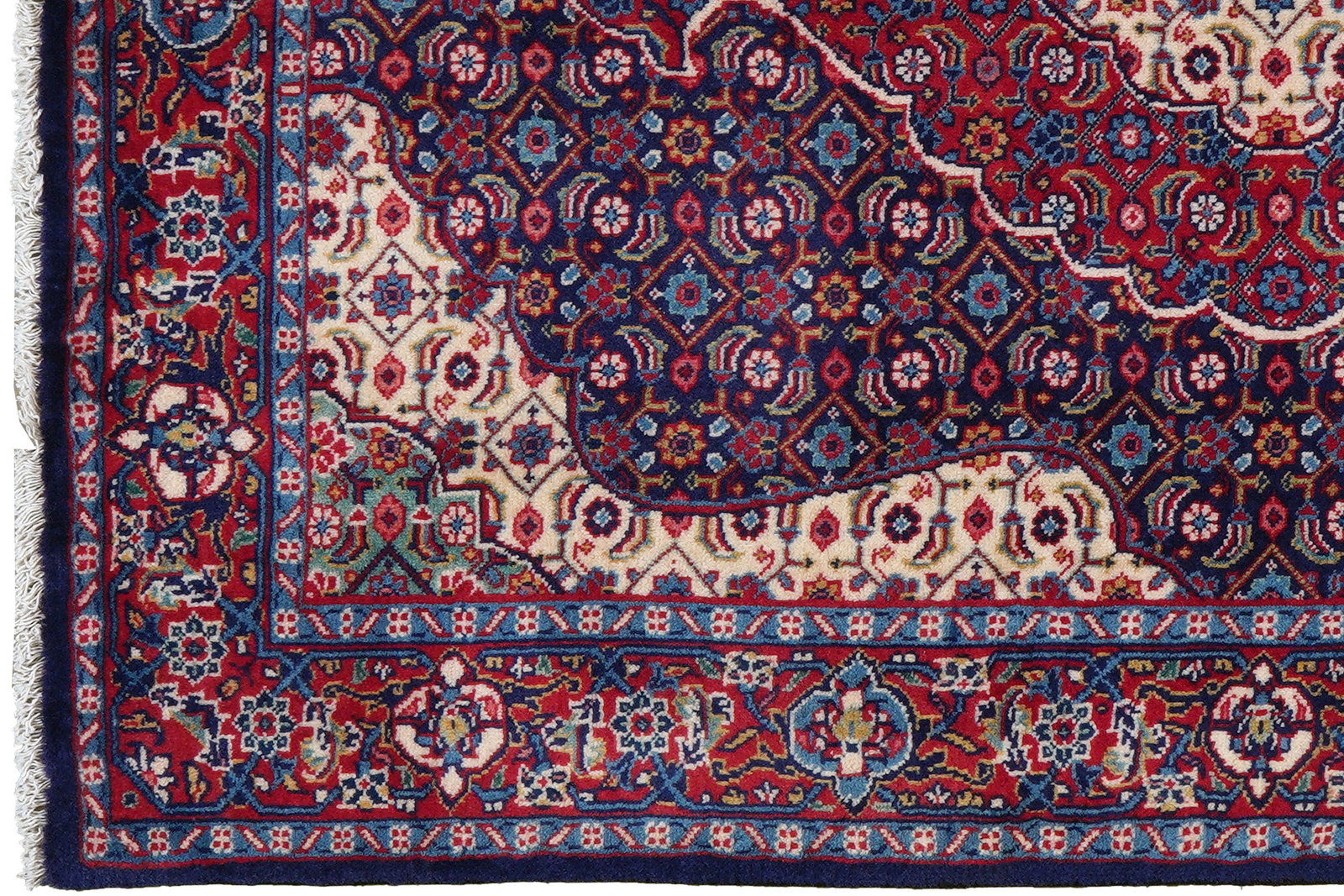 Sarough — Handgefertigt, 148x106 cm, Rot, 100% Virgin Wool | View 4