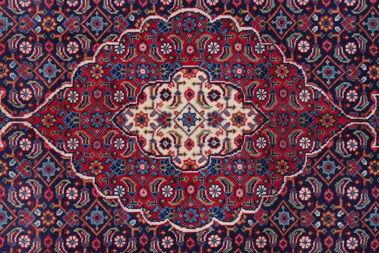 Sarough — Handgefertigt, 148x106 cm, Rot, 100% Virgin Wool | View 7