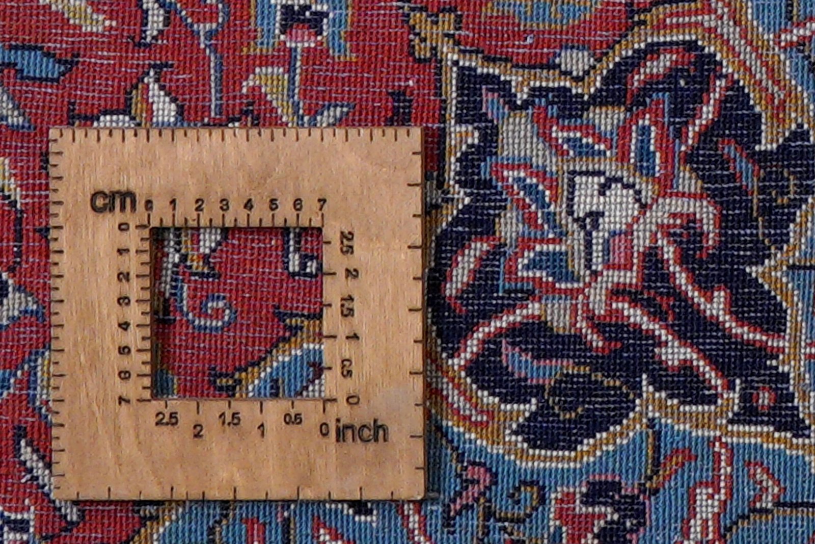 Sarough — Hand-knotted, 193x304 cm, Red, 100% Virgin Wool | View 8