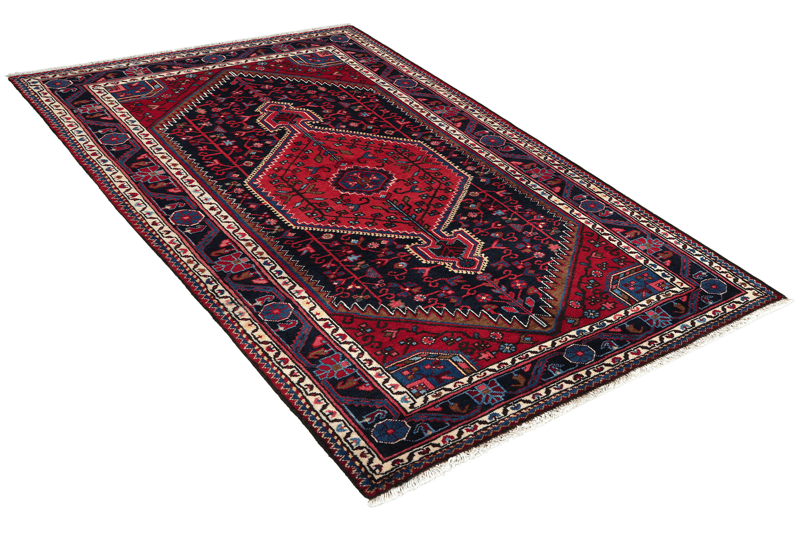 Toysarghan — Hand-knotted, 111x186 cm, Blue, 100% Virgin Wool | View 4