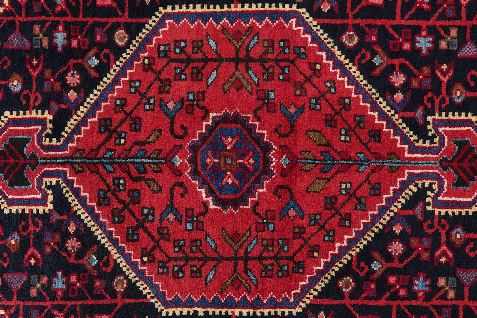 Toysarghan — Hand-knotted, 111x186 cm, Blue, 100% Virgin Wool | View 6