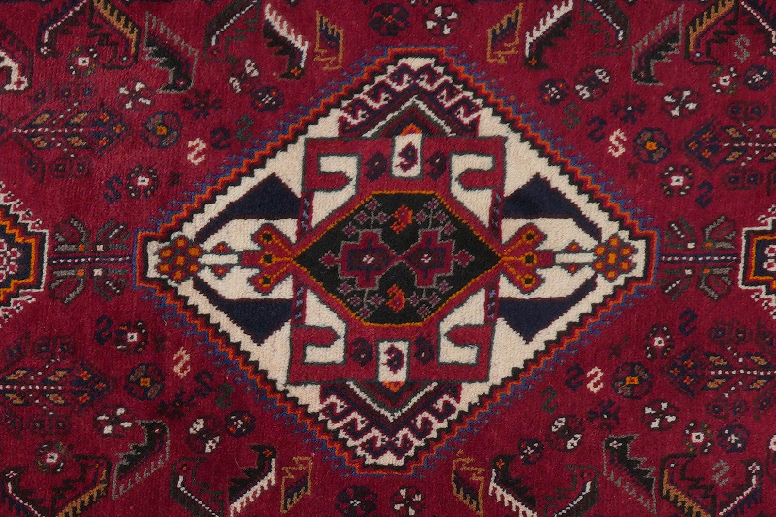 Gashgai — Hand-knotted, 77x302 cm, Red, 100% Virgin Wool | View 6