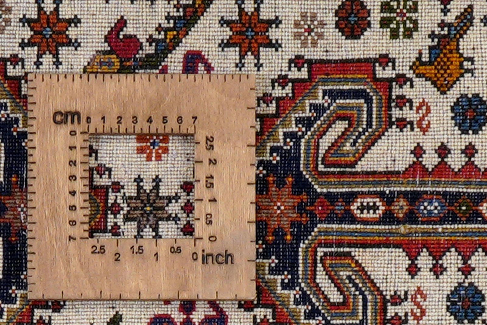 Nasrabad — Hand-knotted, 81x200 cm, Beige, 100% Virgin Wool | View 8