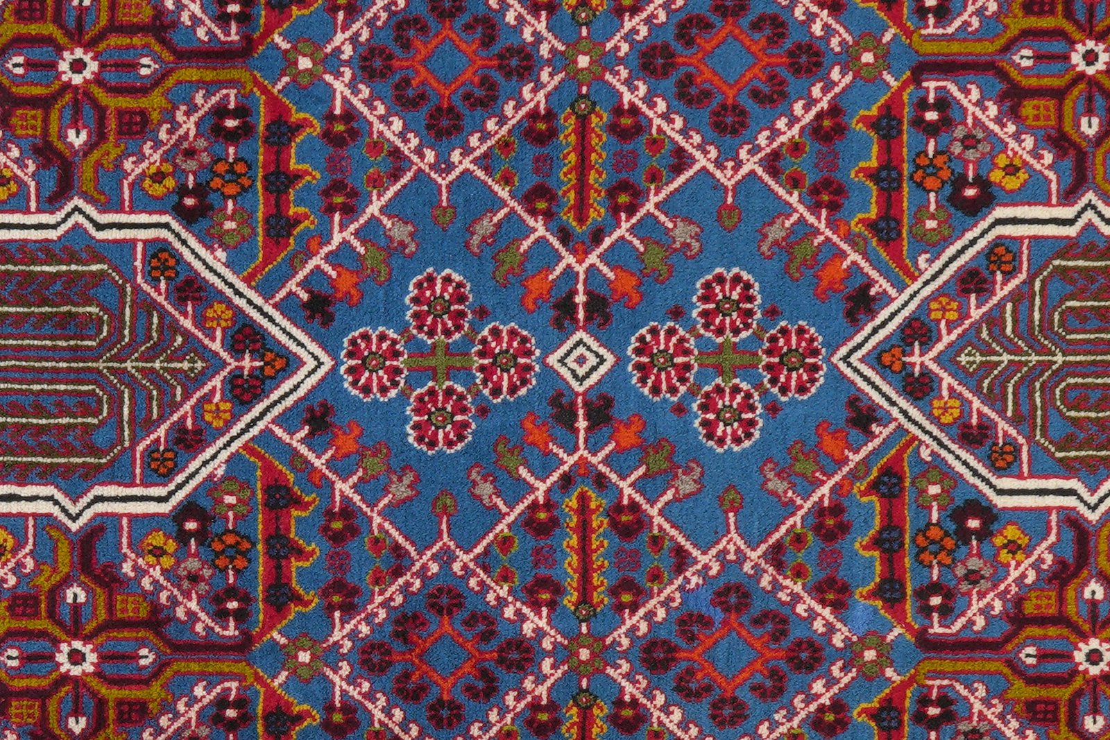 Meymeh — Hand-knotted, 110x158 cm, Blue, 100% Virgin Wool | View 6