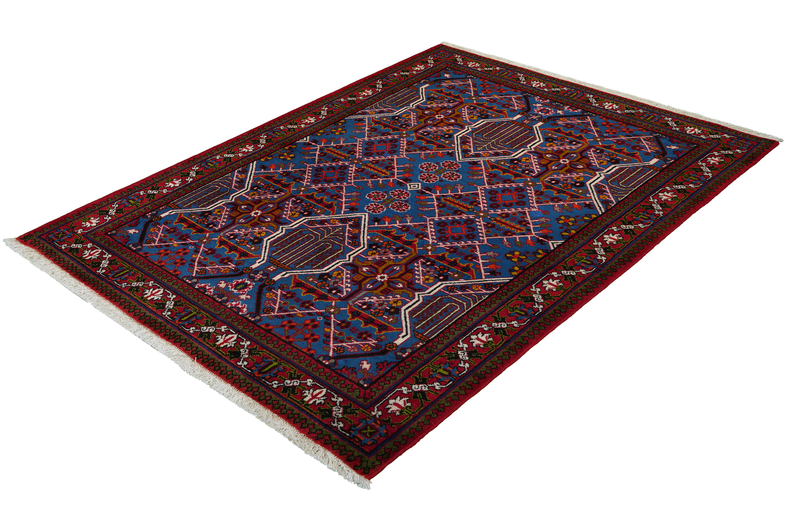 Meymeh — Handgefertigt, 158x110 cm, Rot, 100% Virgin Wool | View 6