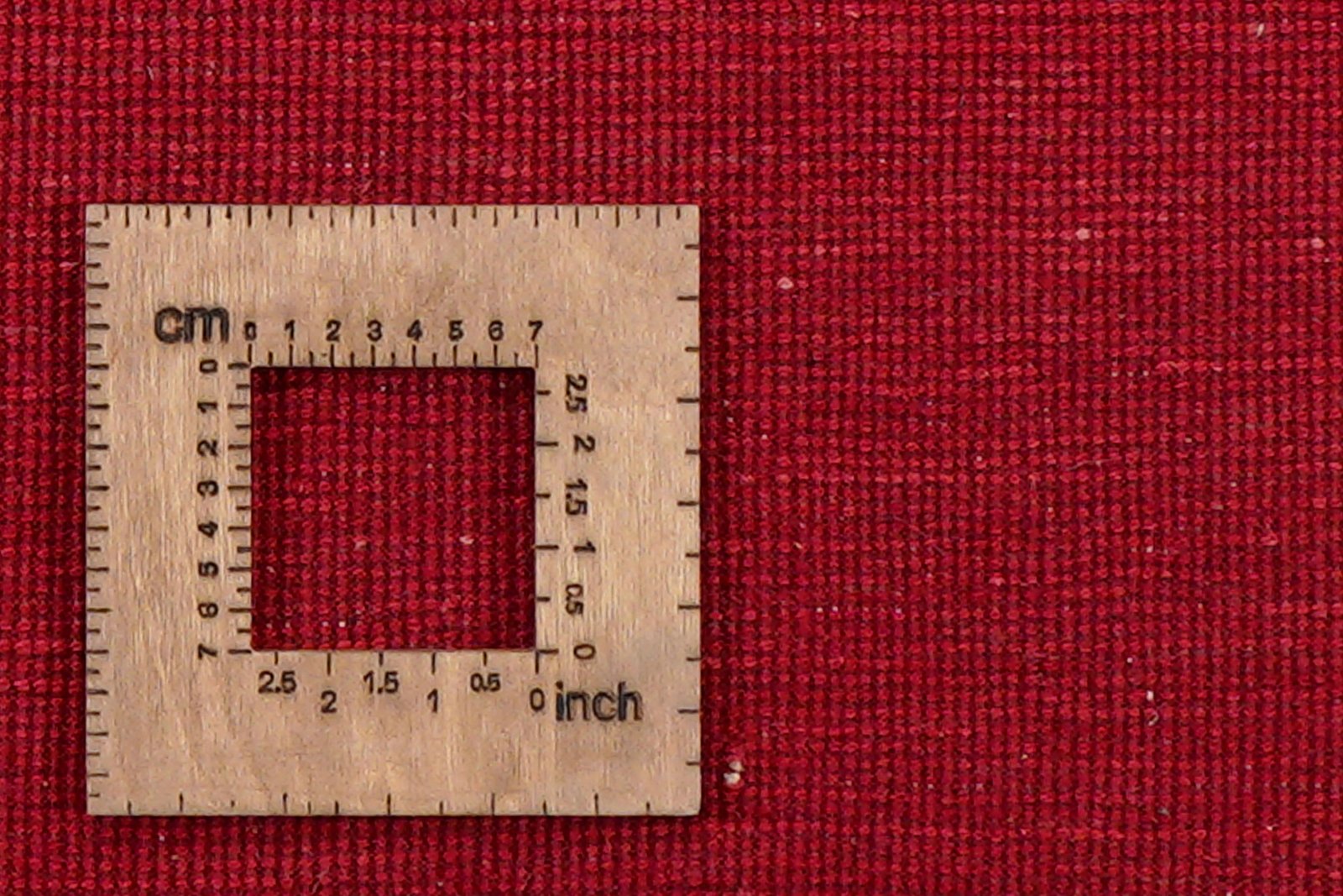 Gabbeh — Hand-knotted, 202x299 cm, Red, 100% Virgin Wool | View 8