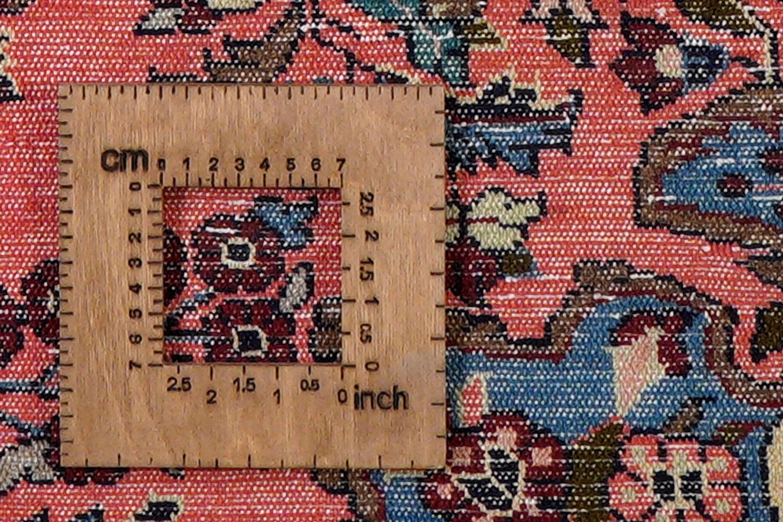 Mehreban — Hand-knotted, 213x295 cm, Red, 100% Virgin Wool | View 8
