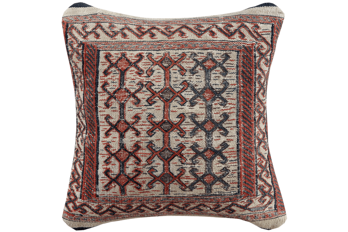 Kelim Cushion · Handcrafted – Multicolour, 40x40 cm