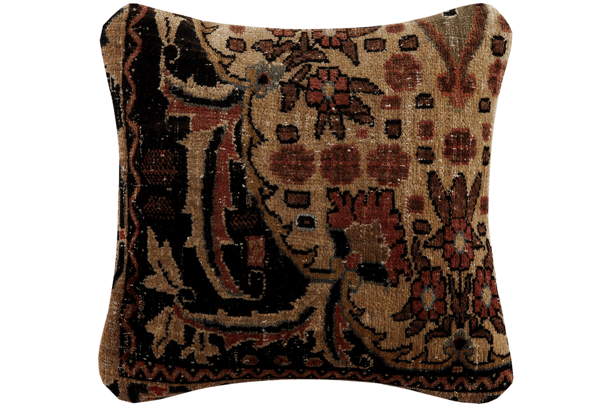 Kelim Coussin · Fait main – Multicolore, 40x40 cm