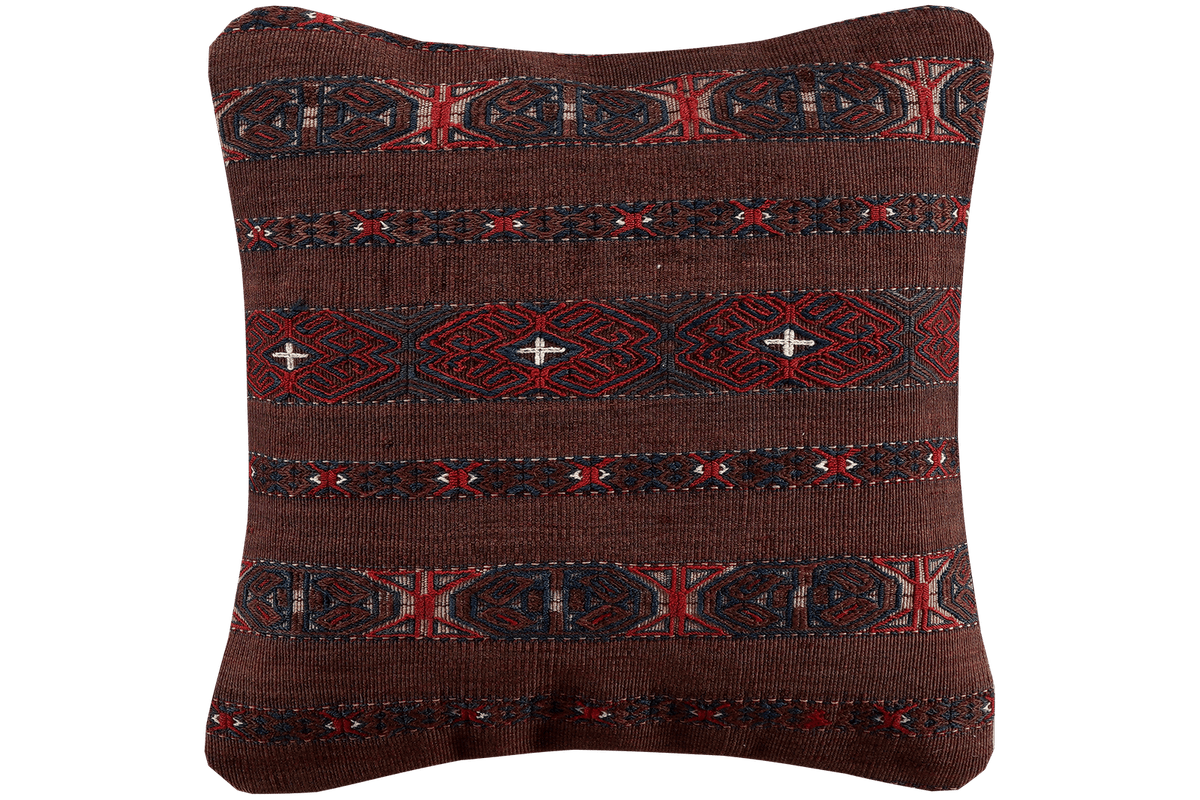 Kelim Cushion · Handcrafted – Multicolour, 40x40 cm