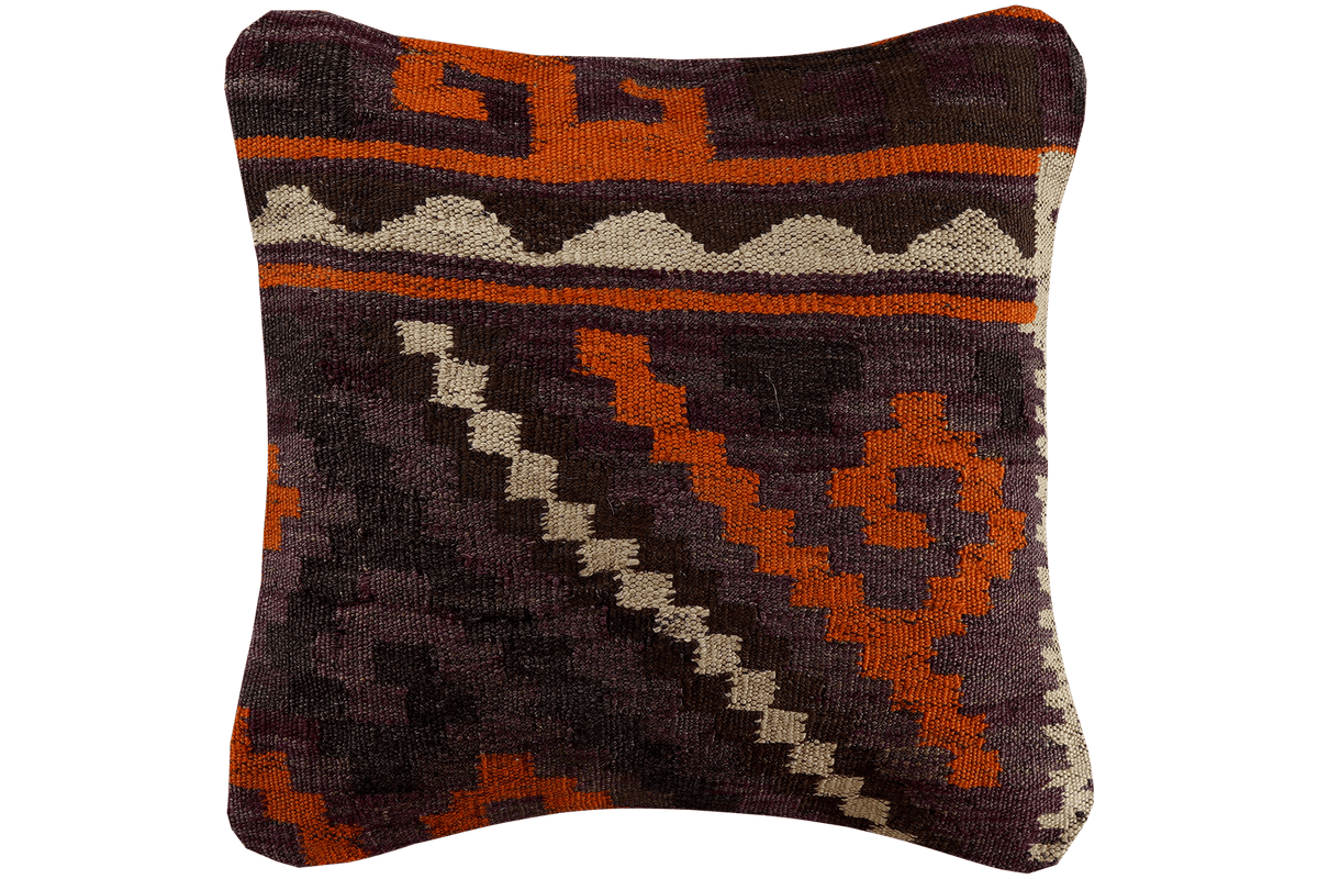 Kelim Cuscino · Fatto a mano – Multicolore, 40x40 cm