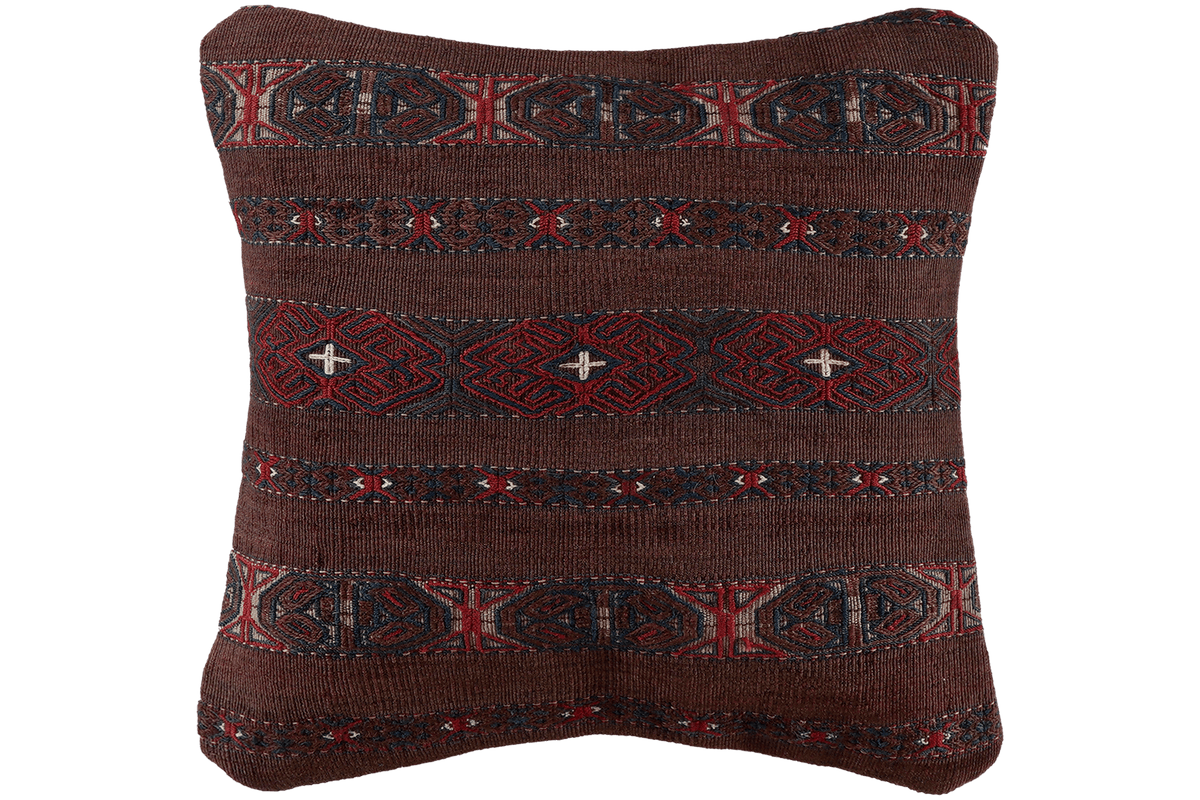 Kelim Cuscino · Fatto a mano – Multicolore, 40x40 cm