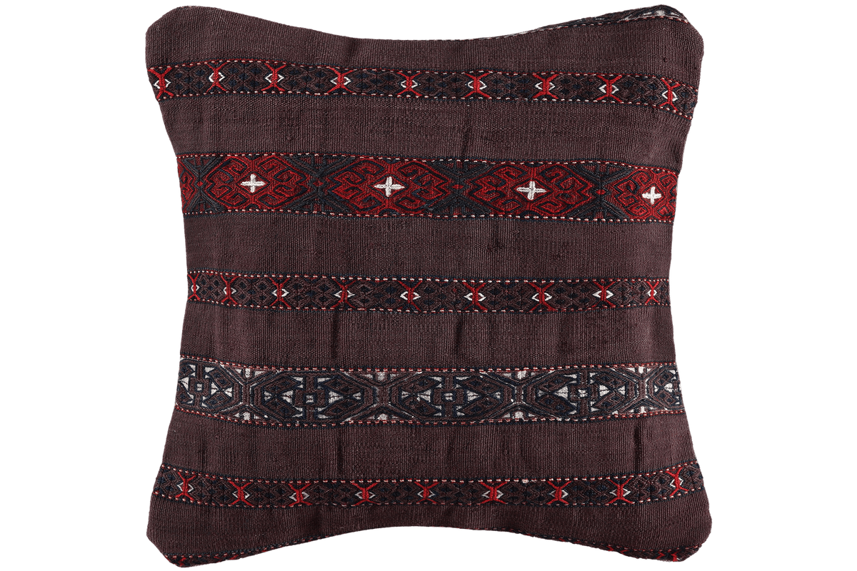 Kelim Cushion · Handcrafted – Multicolour, 40x40 cm