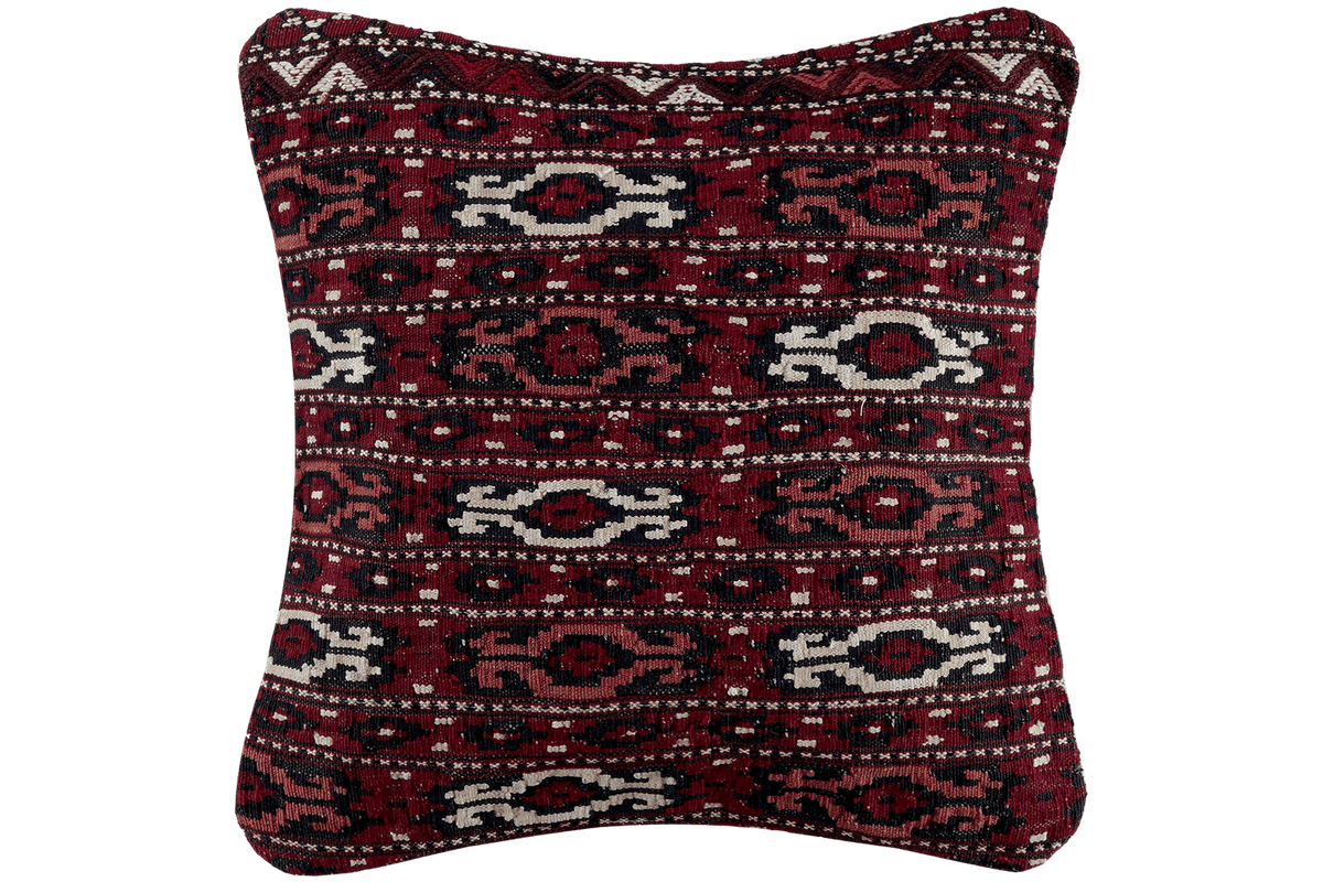 Kelim Cushion · Handcrafted – Multicolour, 40x40 cm