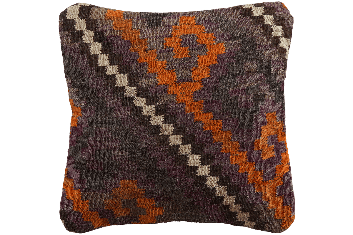 Kelim Cushion · Handcrafted – Multicolour, 40x40 cm