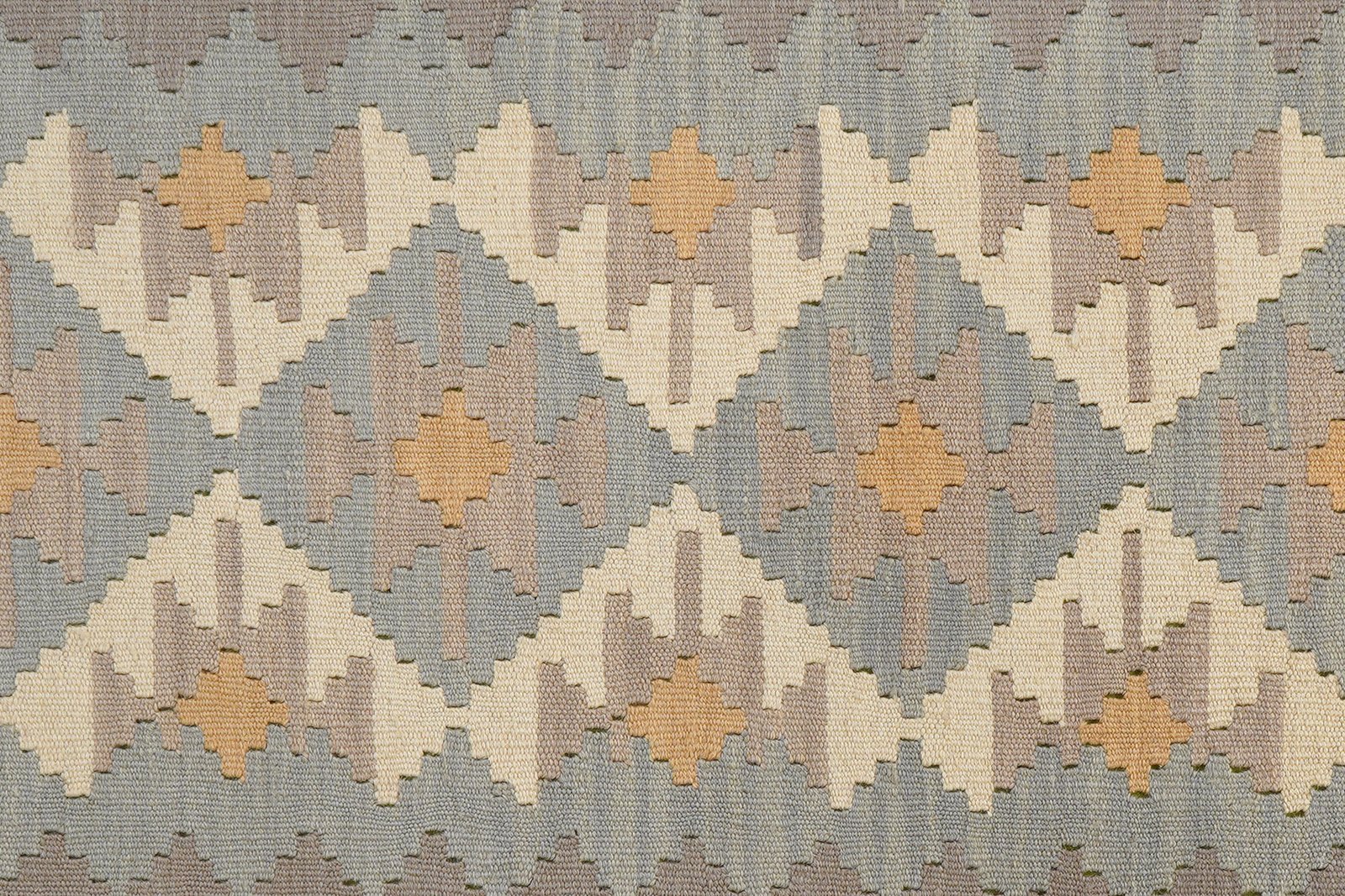 Kelim Gashgai — Handmade, 121x183 cm, Grey, 100% Virgin Wool | View 5