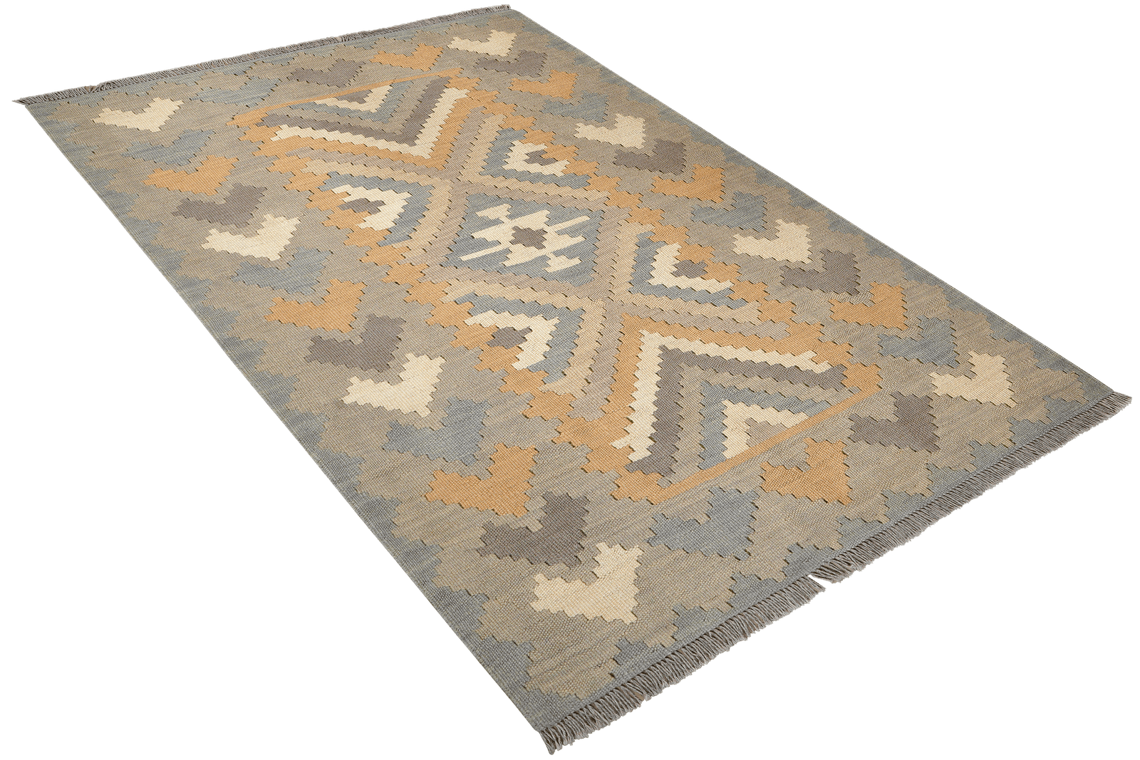 Kelim Gashgai — Handmade, 119x168 cm, Multicolor, 100% Virgin Wool | View 4