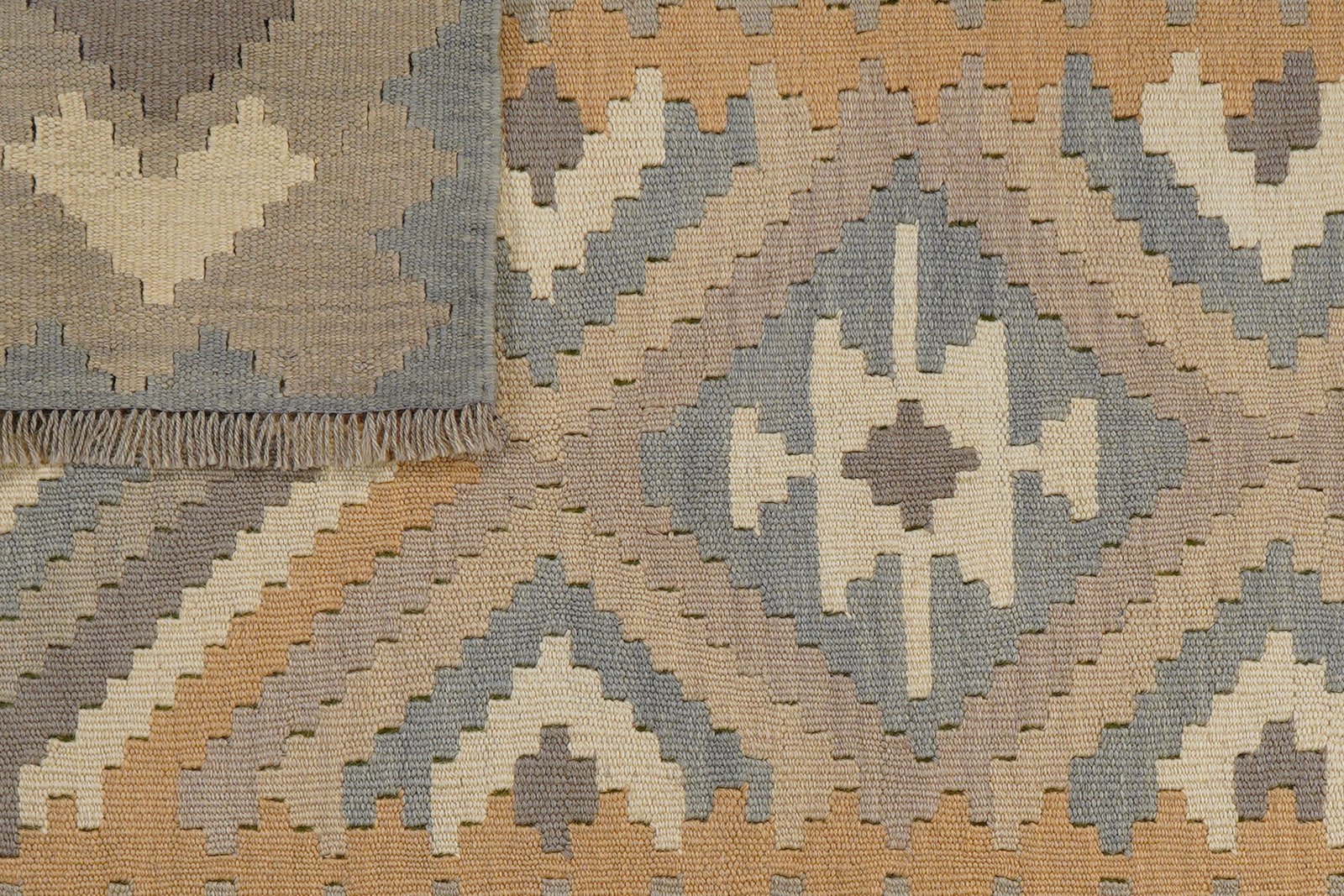 Kelim Gashgai — Handmade, 119x168 cm, Multicolor, 100% Virgin Wool | View 6