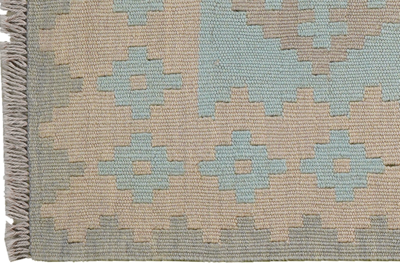 Kelim Gashgai — Handmade, 61x192 cm, Tuerkis, 100% Virgin Wool | View 3