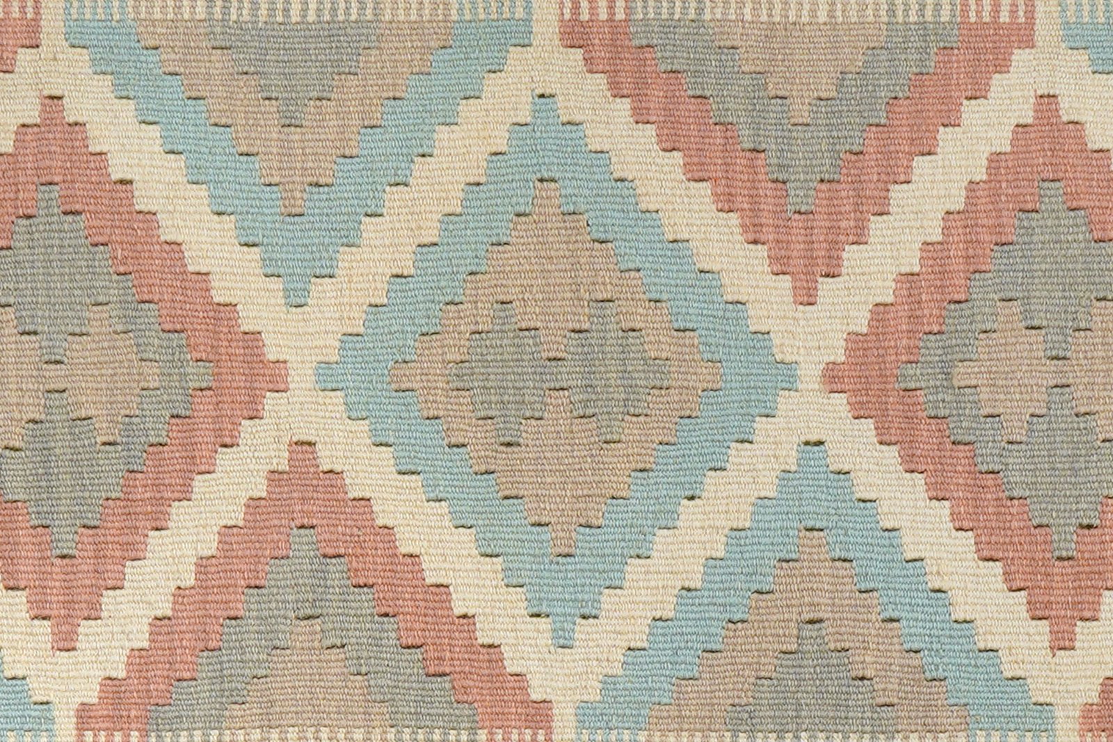 Kelim Gashgai — Handmade, 56x199 cm, Beige, 100% Virgin Wool | View 5