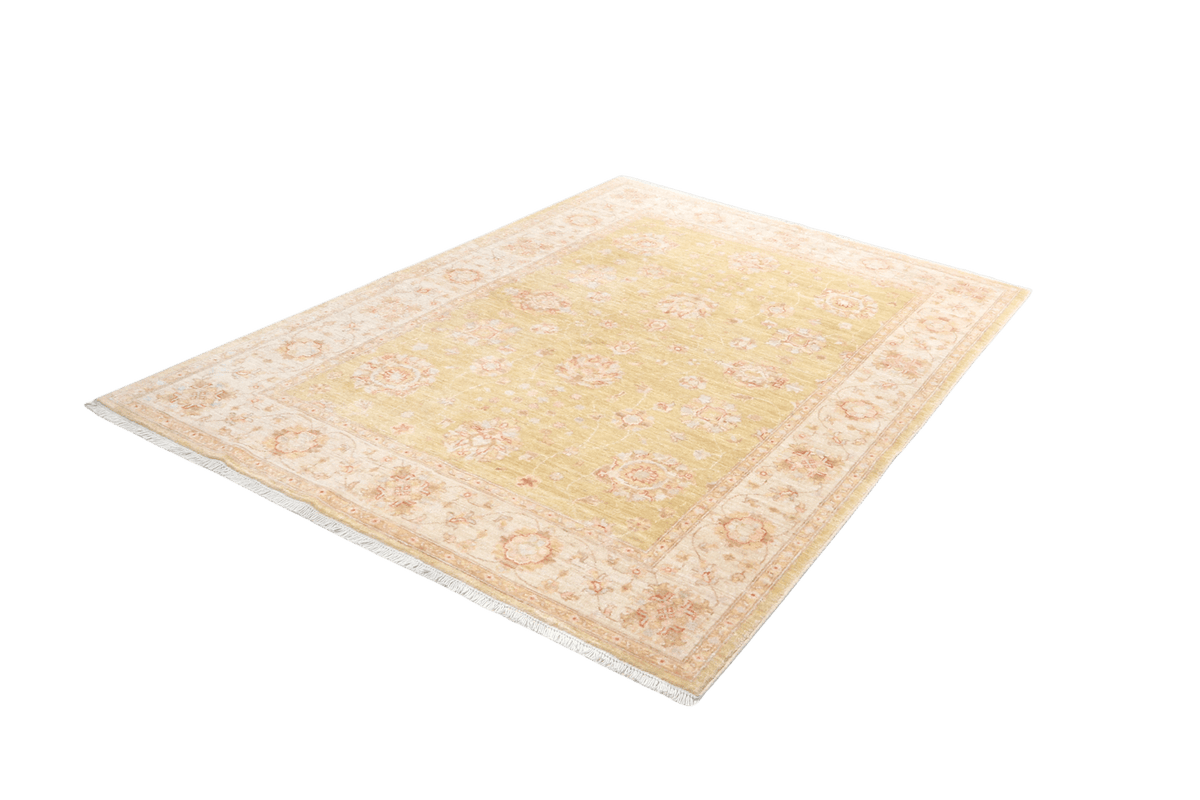 Kaizar — Handmade, 150x194 cm, Yellow, 100% Cotton | View 6