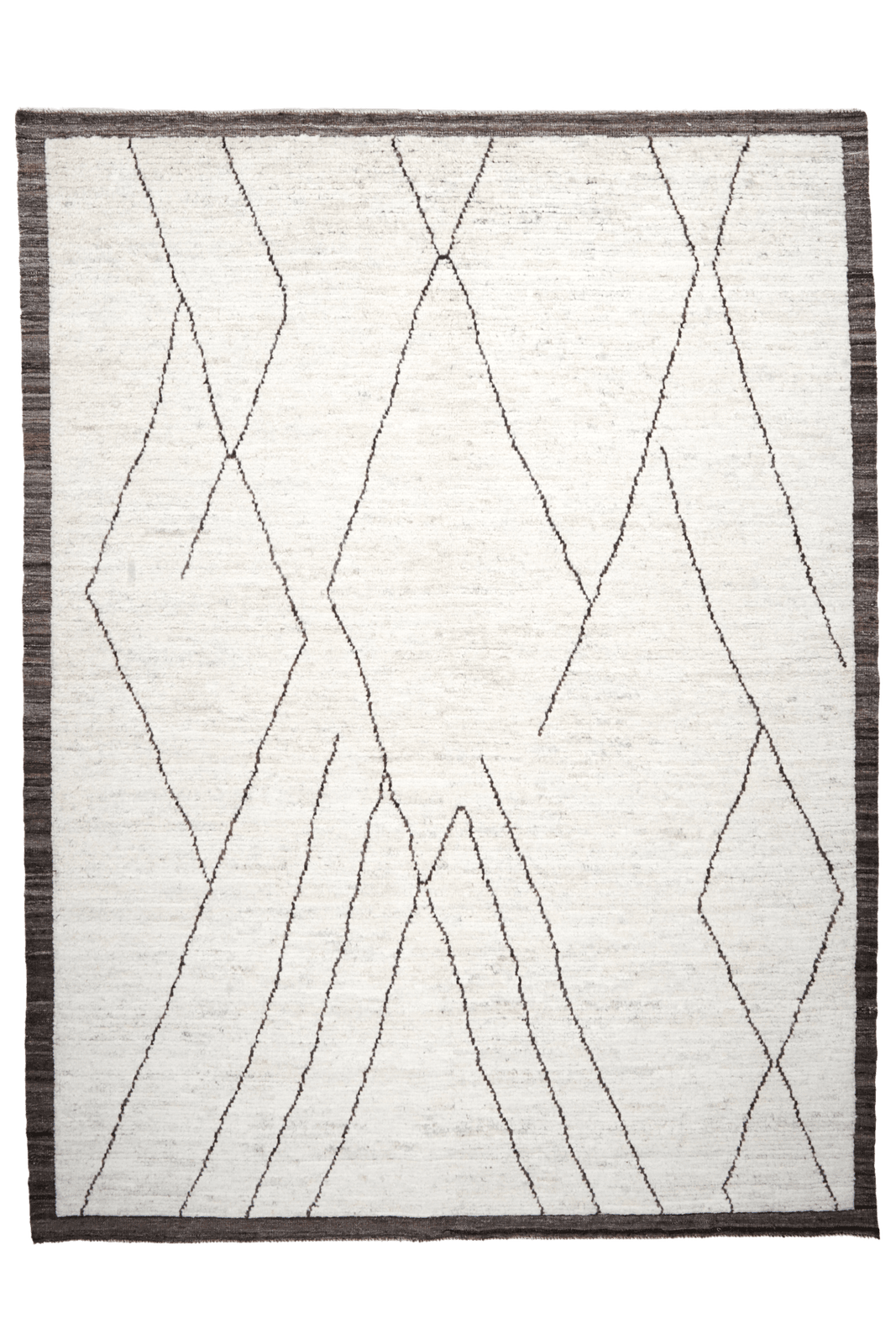 Berber — Handmade, 184x238 cm, Beige, 100% Cotton | Main view