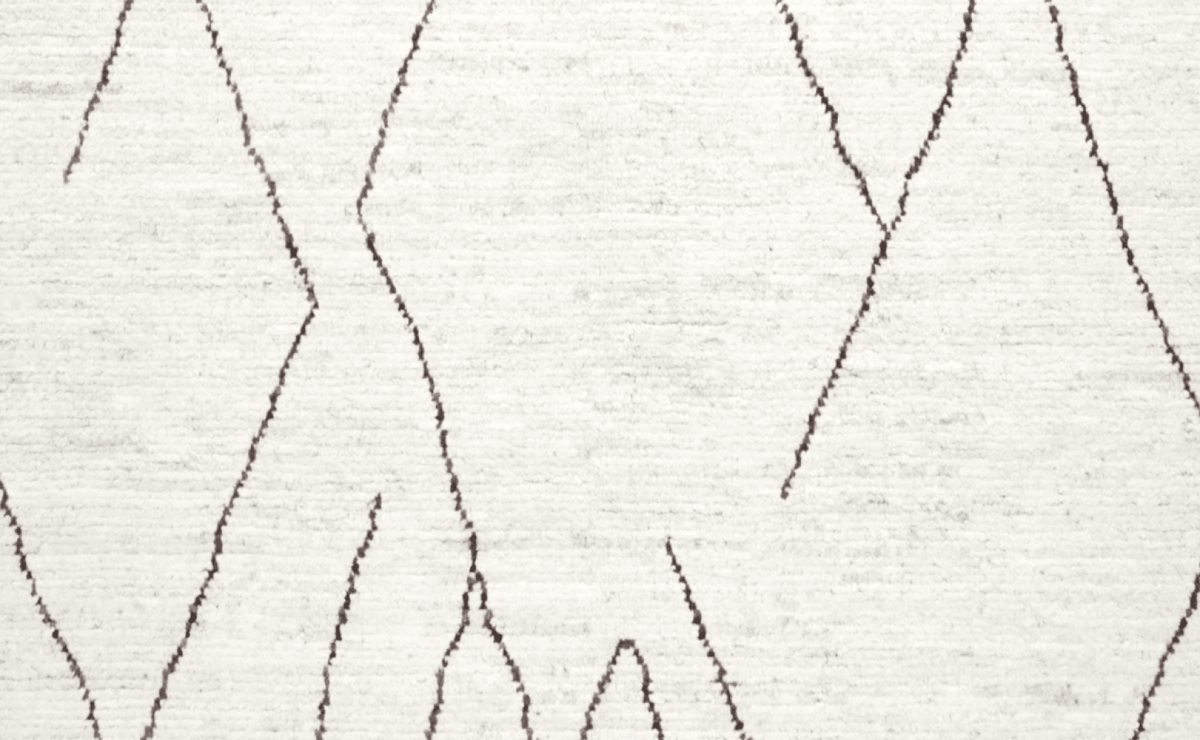 Berber — Handmade, 184x238 cm, Beige, 100% Cotton | View 4