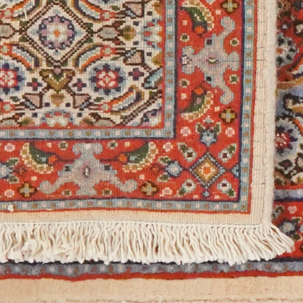 Moud Mahi — Hand-knotted, 50x192 cm, Beige, 100% Virgin Wool | View 6