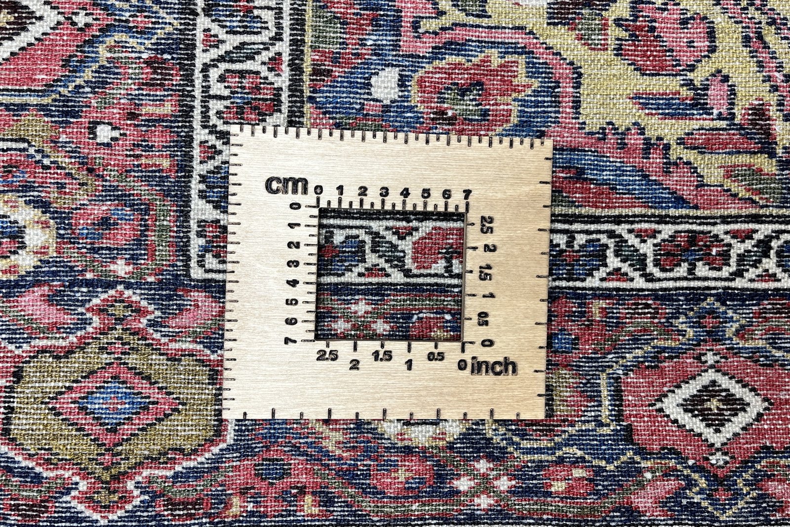 Koutabad — Hand-knotted, 150x212 cm, Red, 100% Virgin Wool | View 11