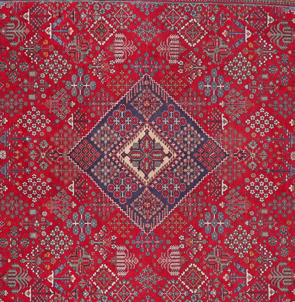 Khosrowabad — Hand-knotted, 274x368 cm, Red, 100% Virgin Wool | View 4